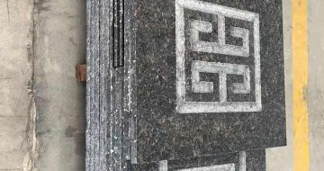 鸡西英国棕回纹雕刻版