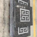 鸡西英国棕回纹雕刻版