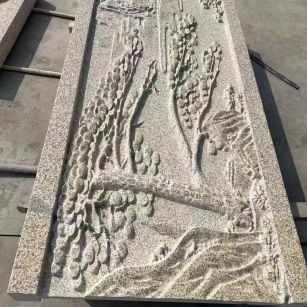 鸡西黄金麻别墅雕刻版 别墅私人定制