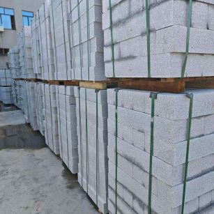 鸡西芝麻白路牙石，路侧石