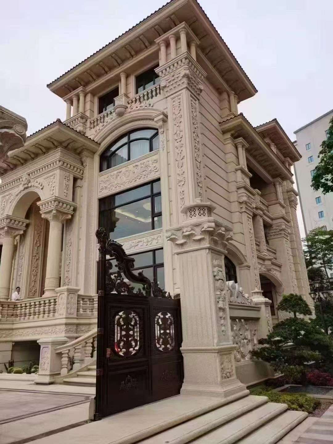 鸡西黄金麻别墅外墙异形定制